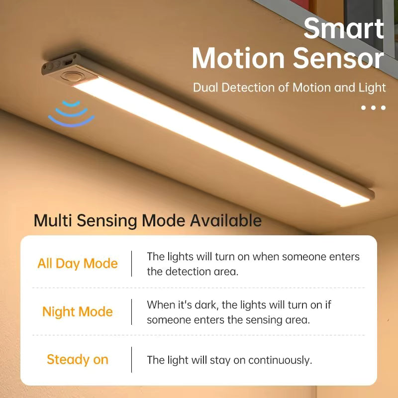 Luz led con sensor de movimiento