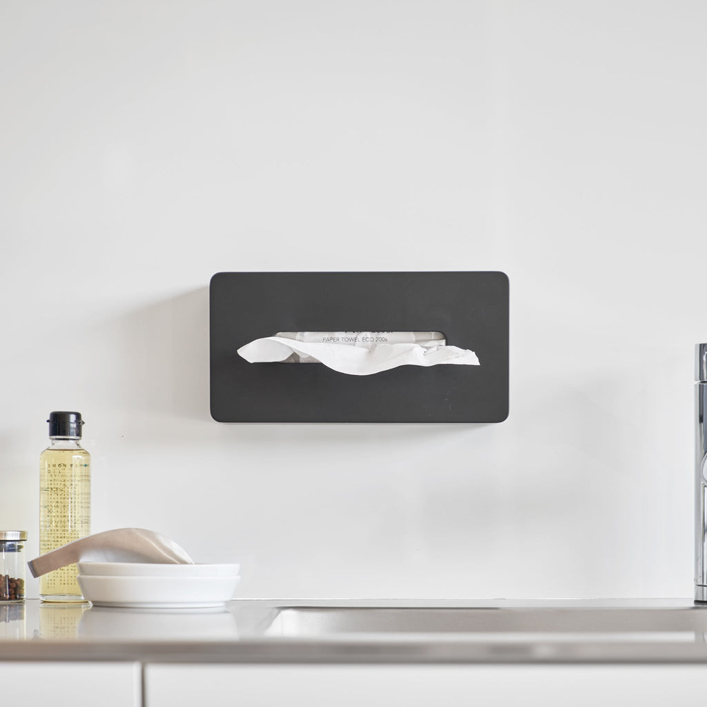 Estuche autoadhesivo para pañuelos de papel