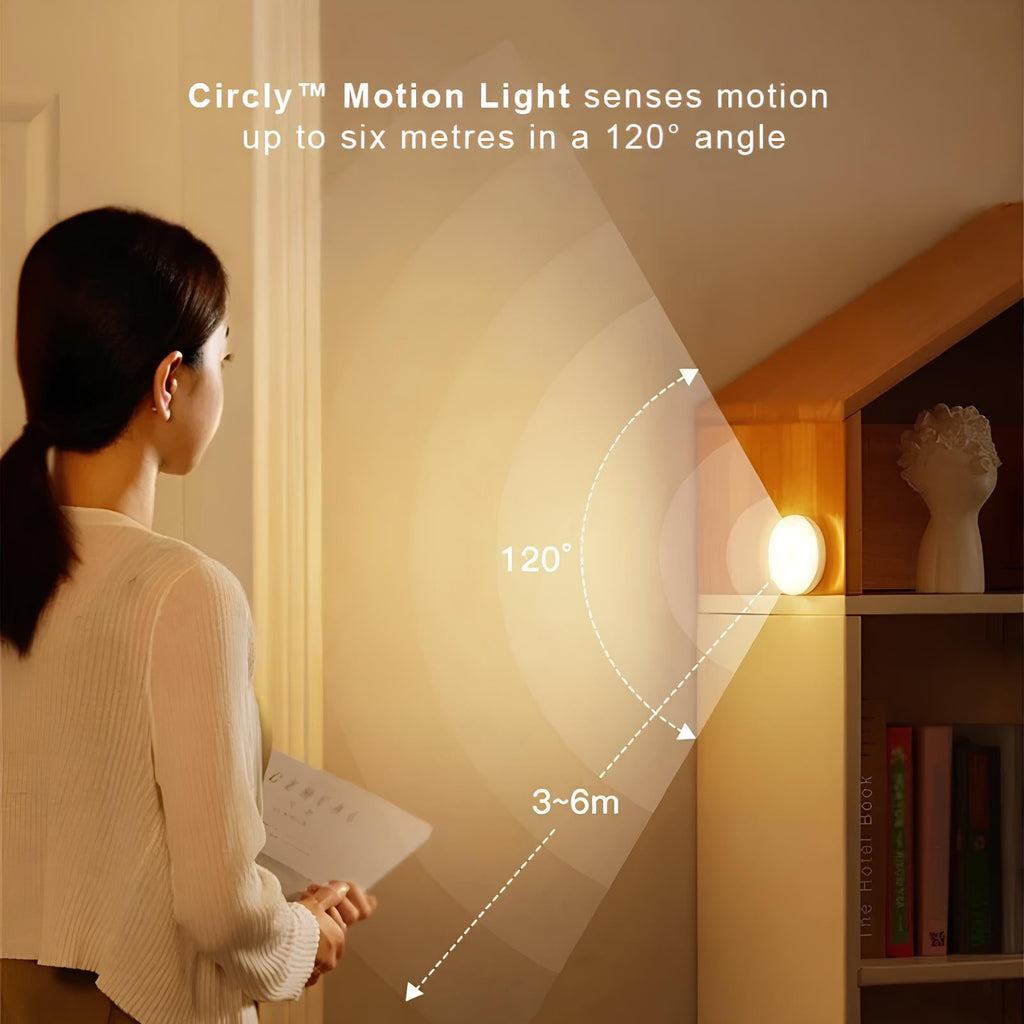Lámpara circular con sensor de movimiento